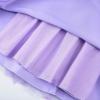 imageUhnice Flower Girl Dress Floral Butterfly Tulle Tutu Bowknot for Wedding Birthday PartyPurple