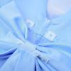 imageUhnice Flower Girl Dress Flutter Sleeve Tulle Dress with Pearl for Wedding Birthday PartyBlue