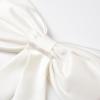 imageUhnice Flower Girl Dress Satin Ball Gown for Wedding Party with BowknotIvory