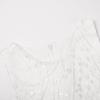 imageUhnice Flower Girl Dress Sleeveless Tulle Tutu Beaded Embroidery for Wedding Birthday PartyWhite