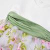 imageUhnice Flower Girl Floral Dress Sleeveless Dresses with Detachable Bow for Wedding PartyGreen