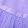 imageUhnice Flower Girl Pearls Dress VBack Tulle Ball Gown Satin Prom with BowKnot for Wedding Pageant Birthday PartyPurple