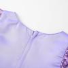 imageUhnice Flower Girl Sequin Dress Puff Sleeve Rainbow Dress for Wedding PartyPurple