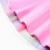 imageUhnice Flower Girl Sequin Dress Puff Sleeve Rainbow Dress for Wedding PartyRainbow Pink