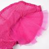 imageUhnice Flower Girl Sequin Pearl Dress Flutter Sleeve Midi Dress Tulle Bow Back for Wedding PartyRose