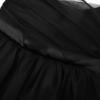 imageUhnice Flower Girl Spaghetti Strap Dress ALine Ball Gown Tulle Dresses for Wedding Birthday PartyBlack 2