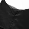 imageUhnice Flower Girl Spaghetti Strap Dress ALine Ball Gown Tulle Dresses for Wedding Birthday PartyBlack 2