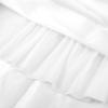 imageUhnice Flower Girl Spaghetti Strap Dress ALine Ball Gown Tulle Dresses for Wedding Birthday PartyWhite