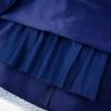 imageUhnice Flower Girls Sequin Dress VBack Tulle Ball Gown for Wedding PartyNavy Blue
