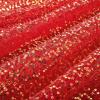 imageUhnice Flower Girls Sequin Dress VBack Tulle Ball Gown for Wedding PartyRed
