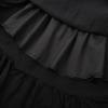imageUhnice Girls Summer Casual Dress Bow Tie Back Dresses Off Shoulder Ruffled HemBlack
