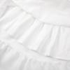 imageUhnice Girls Summer Casual Dress Bow Tie Back Dresses Off Shoulder Ruffled HemWhite