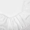 imageUhnice Girls Summer Casual Dress Bow Tie Back Dresses Off Shoulder Ruffled HemWhite