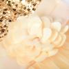 imageUhnice Sequin Sleeveless Tulle Mesh Flower Girl Party DressBeige
