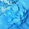 imageUhnice Sequin Sleeveless Tulle Mesh Flower Girl Party DressBlue