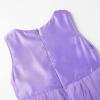 imageUhnice Sequin Sleeveless Tulle Mesh Flower Girl Party DressPurple
