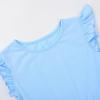 imageUhnice Toddler Girl Tutu Flutter Sleeve Summer Dress Casual Party Tulle SundressBlue