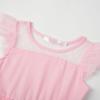 imageUhnice Toddler Girl Tutu Flutter Sleeve Summer Dress Casual Party Tulle SundressPink Confetti