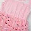 imageUhnice Toddler Girl Tutu Flutter Sleeve Summer Dress Casual Party Tulle SundressPink Confetti