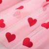 imageUhnice Toddler Girl Tutu Flutter Sleeve Summer Dress Casual Party Tulle SundressPink Heart