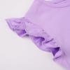 imageUhnice Toddler Girl Tutu Flutter Sleeve Summer Dress Casual Party Tulle SundressPurple