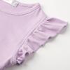 imageUhnice Toddler Girl Tutu Flutter Sleeve Summer Dress Casual Party Tulle SundressPurple Rainbow Sequin