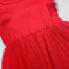 imageUhnice Toddler Girl Tutu Flutter Sleeve Summer Dress Casual Party Tulle SundressRed