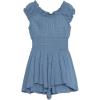 imageSpeechless Girls Cap Sleeve Skirt RomperDenim
