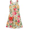 imageSpeechless Girls Floral Scuba Crepe DressGreen