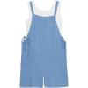 imageSpeechless Girls Sleeveless Romper and Sleeveless Tee SetDenimWhite