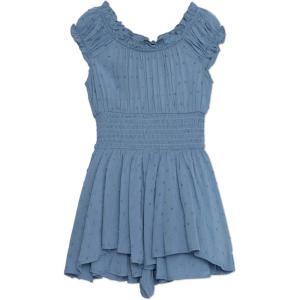 imageSpeechless Girls Cap Sleeve Skirt RomperDenim