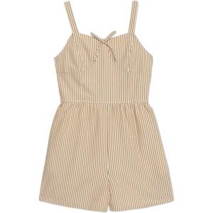 imageSpeechless Girls Sleeveless Smocked Back RomperKhakiCream