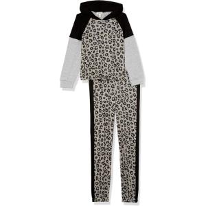 imageSpeechless girls Hooded Sweatshirt and Joggers SetPants SetBlackCheetah