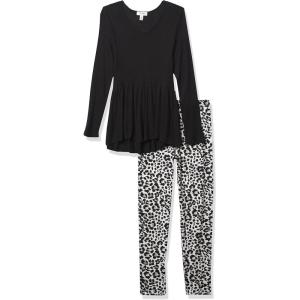 imageSpeechless girls Long Sleeve Top and Leggings SetPants SetBlackAnimal Print