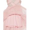 imageSpeechless Girls 716 Tween Maxi Dress with Wide Ribbon Hem for Formal Dance Or PartyRoseGold