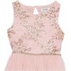 imageSpeechless Girls 716 Tween Maxi Dress with Wide Ribbon Hem for Formal Dance Or PartyRoseGold