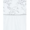 imageSpeechless Girls 716 Tween Maxi Dress with Wide Ribbon Hem for Formal Dance Or PartyWhite