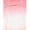 imageSpeechless Girls Crewneck Tie Dye Pullover SweatshirtPinkCoral