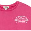 imageSpeechless Girls Cropped French Terry Sweatshirt and Tank Top SetFuchsiaWhite