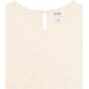 imageSpeechless Girls Embroidery Mesh Long Sleeve TopIvory