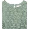 imageSpeechless Girls Embroidery Mesh Long Sleeve TopSage