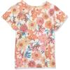 imageSpeechless Girls Flutter Sleeve Floral TopPink Gold