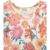 imageSpeechless Girls Flutter Sleeve Floral TopPink Gold
