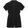 imageSpeechless Girls Linen RomperBlack