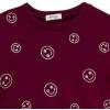 imageSpeechless Girls Long Sleeve Baby French Terry High Low Sweatshirt TunicBurgundy