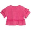 imageSpeechless Girls Loose Babydoll Peplum TopFuchsia