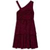 imageSpeechless Girls One Shoulder Velvet Party DressWine