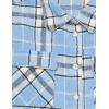 imageSpeechless Girls Plaid Button Down Flannel ShirtBlueBlack
