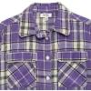 imageSpeechless Girls Plaid Button Down Flannel ShirtPurple Plaid