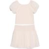 imageSpeechless Girls Puff Sleeve Pleated Top and Skater Mini Skirt SetBlush